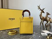 Fendi Sunshine Yellow Leather Mini Tote 13cm - 2