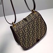 Fendi Medium C’mon FF Jacquard Shoulder Bag 25x7x20cm - 2