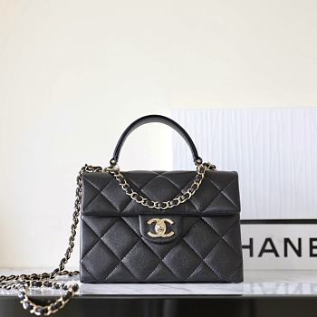 Chanel Flap Bag With Top Handle 16x21x9.5cm