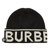 Burberry Logo Beanie Black - 1