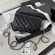 Chanel Wallet on Chain Black 19cm - 1