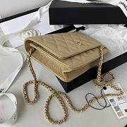 Chanel Wallet on Chain Yellow 19cm - 2