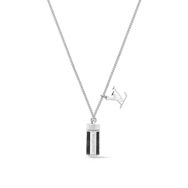 Louis Vuitton Monogram Eclipse Charms Necklace - 1