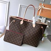 Louis Vuitton Neverfull GM (Rose Red Inside) - 32*29*17CM - 1