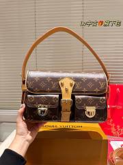 Louis Vuitton Monogram Hudson PM Shoulder Bag Brown 28cm - 2