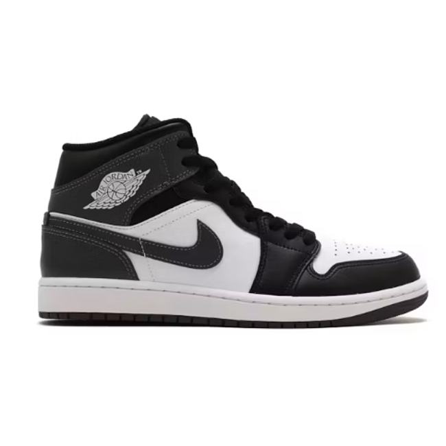 Air Jordan 1 Mid Black White Iron Grey DQ8426-001 - 1