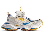 Cargo Sneaker in white, grey, orange and blue microfiber and mesh 785754W2MV19174 - 1