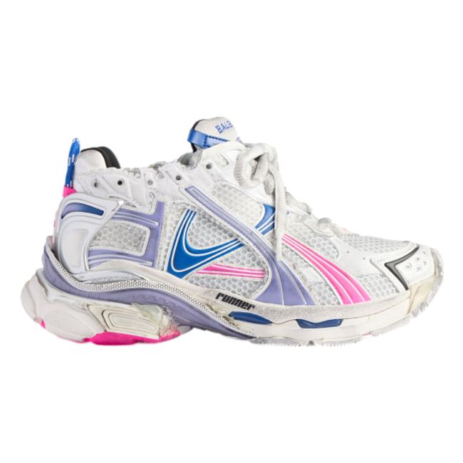Balenciaga Runner WMNS White / Lilac / Neon Pink 772767W3RMU9554 - 1