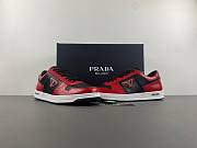 Prada Downtown Logo Low Top Sneaker in Nero/Lacca - 6