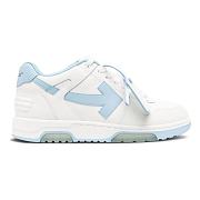 OFF-WHITE Out Of Office OOO Low Tops White Light Blue (2023) OMIA189C99LEA006-0140 - 1