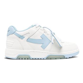 OFF-WHITE Out Of Office OOO Low Tops White Light Blue (2023) OMIA189C99LEA006-0140