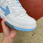 OFF-WHITE Out Of Office OOO Low Tops White Light Blue (2023) OMIA189C99LEA006-0140 - 4