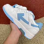 OFF-WHITE Out Of Office OOO Low Tops White Light Blue (2023) OMIA189C99LEA006-0140 - 3