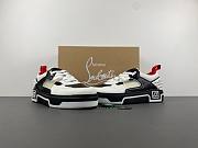 Christian Louboutin Astroloubi Donna Flat Calf  White Black 3240389WH51 - 4