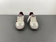 Adidas Samba OG Putty Grey Maroon ID1482 - 2