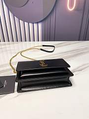 Saint Laurent Kate Shoulder Bag Black 19cm - 6