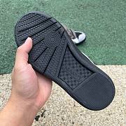 Lanvin Curb Leather Sneakers Grey color - 5