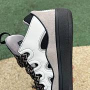 Lanvin Curb Leather Sneakers Grey color - 2