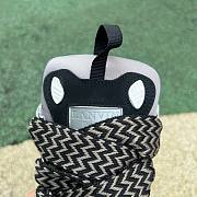 Lanvin Curb Leather Sneakers Grey color - 3