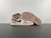 Air Jordan 1 Mid Pink Oxford Brown (Women's) BQ6472-620 - 6