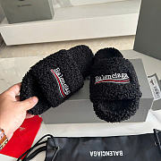 Balenciaga Furry Slide Black 654747W2DO11096/654747W2HS41096 - 2