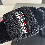 Balenciaga Furry Slide Black 654747W2DO11096/654747W2HS41096 - 4