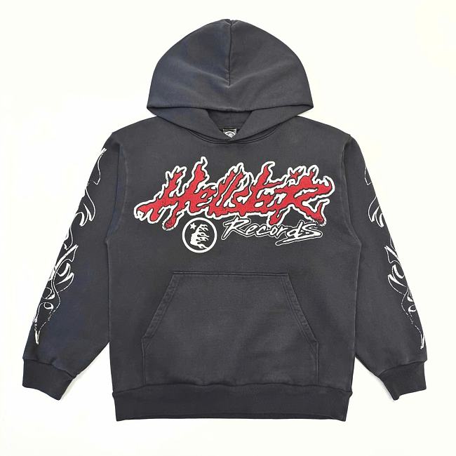 Black Hellstar Records World Tour Hoodie - 1
