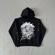 Sp5der OG Web Hoodie Black SS24 - 1