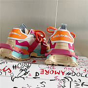 DOLCE & GABBANA Mixed-Material Space Sneakers - 6