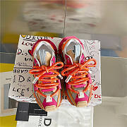 DOLCE & GABBANA Mixed-Material Space Sneakers - 4