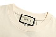 GUCCI Crew Neck Other Animal Patterns Cotton Short Sleeves Logo beige color - 2