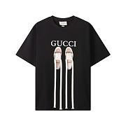 Gucci Shoelaces Shirt Black - 1