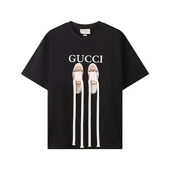 Gucci Shoelaces Shirt Black