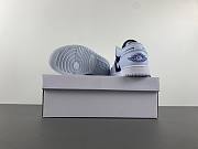 Air Jordan 1 Low SE Football Grey White Gym Red Midnight Navy (Women's) FZ8778-044 - 4