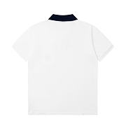 GC Collar Embroidered Double G Short Sleeve Polo Shirt - 5