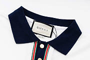 GC Collar Embroidered Double G Short Sleeve Polo Shirt - 3
