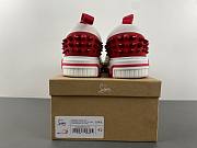 Christian Louboutin - Calf leather, suede and nappa leather - Red, White - 6