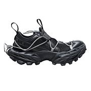 Balenciaga Hike Sneaker in black mesh, polyurethane and polyester 804921WHIKE1000 - 1