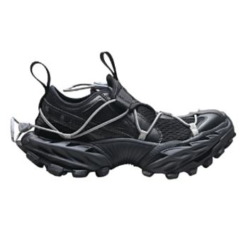 Balenciaga Hike Sneaker in black mesh, polyurethane and polyester 804921WHIKE1000