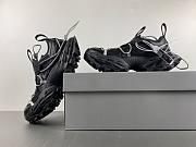 Balenciaga Hike Sneaker in black mesh, polyurethane and polyester 804921WHIKE1000 - 2
