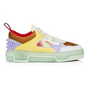 Christian Louboutin Sneakers – Calf Leather And Suede – Studio Green - 1