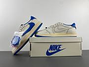 Air Jordan 1 Retro Low OG SP Fragment x Travis Scott Sail Military Blue DM7866-104 - 5