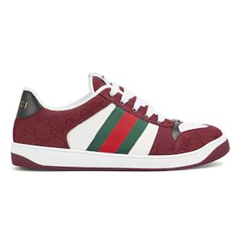 Gucci screener gg canvas and leather sneakers 812638 FAD7W 8542