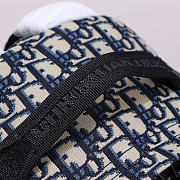 DiorTravel Backpack Blue Dior Oblique Jacquard 34 x 42 x 15 cm - 3