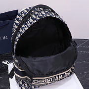 DiorTravel Backpack Blue Dior Oblique Jacquard 34 x 42 x 15 cm - 6