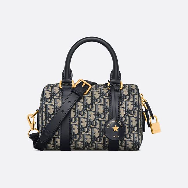 Dior Groove 20 Bag Oblique Jacquard Blue color 20.5 x 13.5 x 12 cm - 1