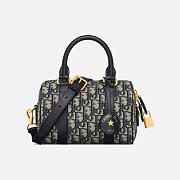 Dior Groove 20 Bag Oblique Jacquard Blue color 20.5 x 13.5 x 12 cm - 1