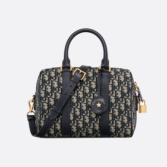 Dior Groove 25 - Blue Dior Oblique Jacquard 25 x 19 x 16 cm - 1