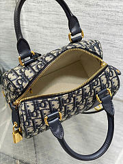 Dior Groove 25 - Blue Dior Oblique Jacquard 25 x 19 x 16 cm - 3