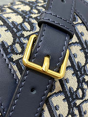 Dior Groove 25 - Blue Dior Oblique Jacquard 25 x 19 x 16 cm - 2